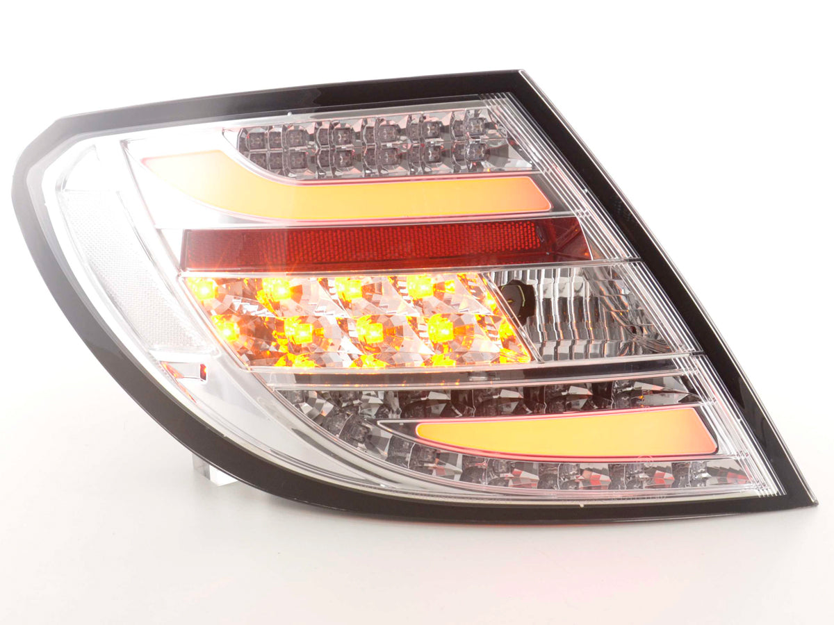 LED Rückleuchten Set Mercedes C-Klasse Typ W204 Bj. 2011- chrom