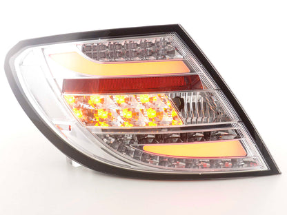LED Rückleuchten Set Mercedes C-Klasse Typ W204 Bj. 2011- chrom