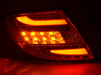 LED Rückleuchten Set Mercedes C-Klasse Typ W204 Bj. 2011- chrom