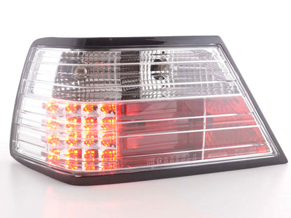 LED Rückleuchten Set Mercedes E-Klasse Typ W124 Limo Bj. 85-96 chrom