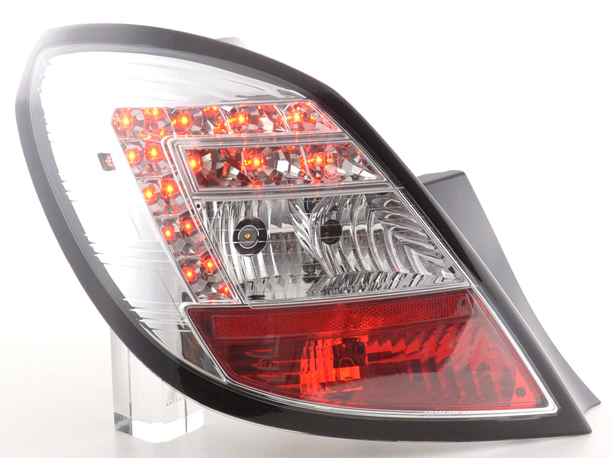 LED Rückleuchten Set Opel Corsa D 5-türig Bj. 06-10 chrom
