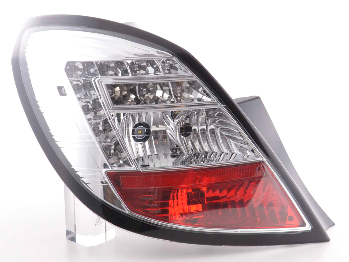 LED Rückleuchten Set Opel Corsa D 5-türig Bj. 06-10 chrom