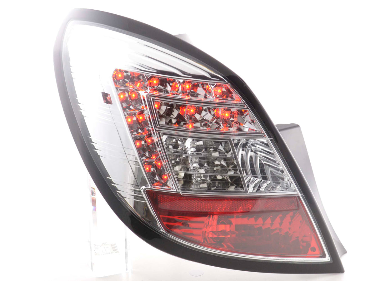 LED Rückleuchten Set Opel Corsa D 5-türig Bj. 06-10 chrom