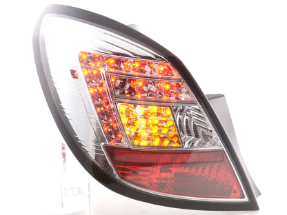 LED Rückleuchten Set Opel Corsa D 5-türig Bj. 06-10 chrom