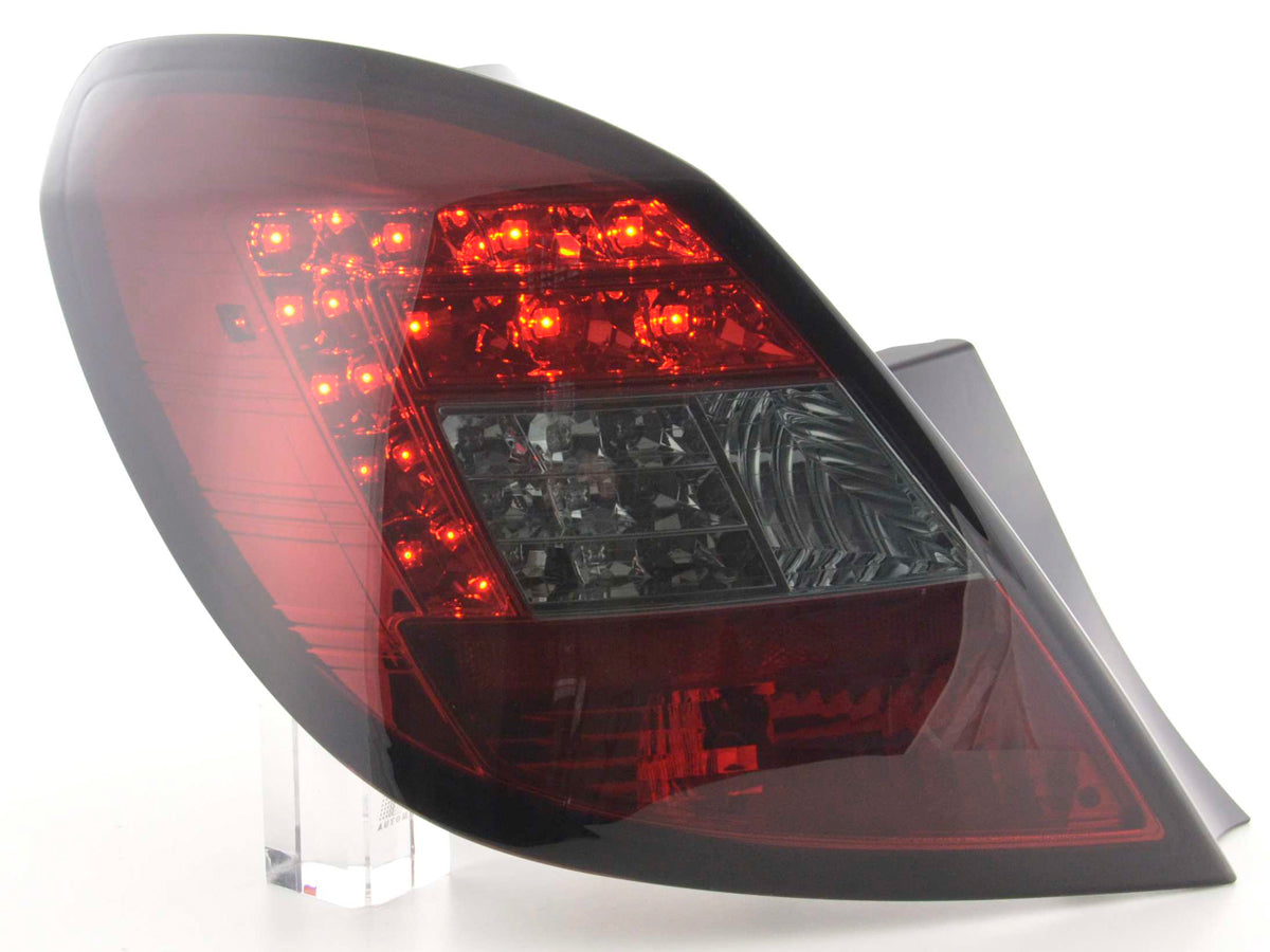 LED Rückleuchten Set Opel Corsa D 5-türig Bj. 06-10 rot/schwarz