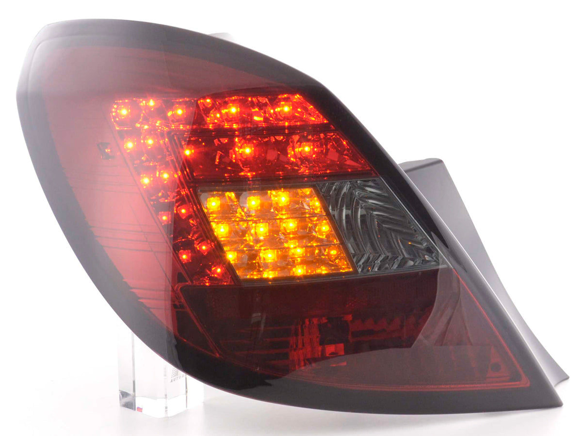 LED Rückleuchten Set Opel Corsa D 5-türig Bj. 06-10 rot/schwarz