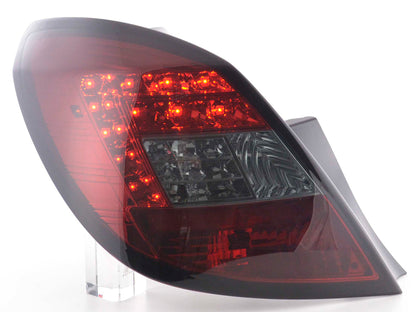 LED Rückleuchten Set Opel Corsa D 5-türig Bj. 06-10 rot/schwarz