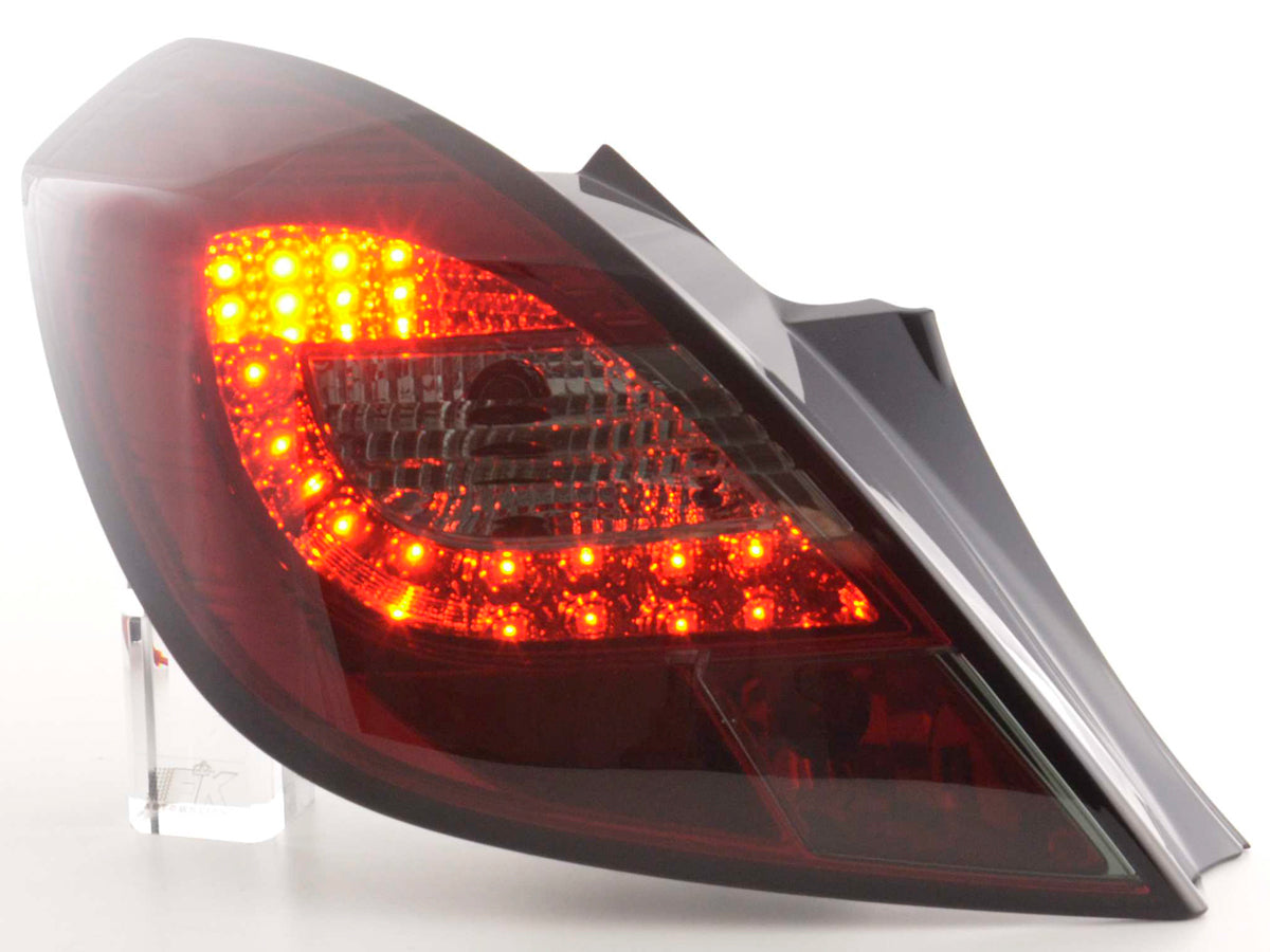 LED Rückleuchten Set Opel Corsa D 3-türig Bj. 06-10 rot/schwarz