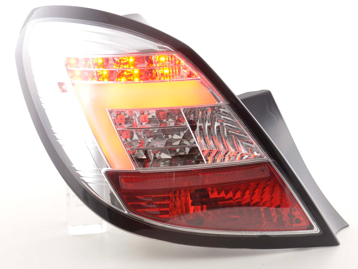 LED Rückleuchten Set Opel Corsa D 5-türig Bj. 06-10 chrom