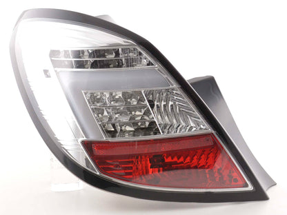 LED Rückleuchten Set Opel Corsa D 5-türig Bj. 06-10 chrom