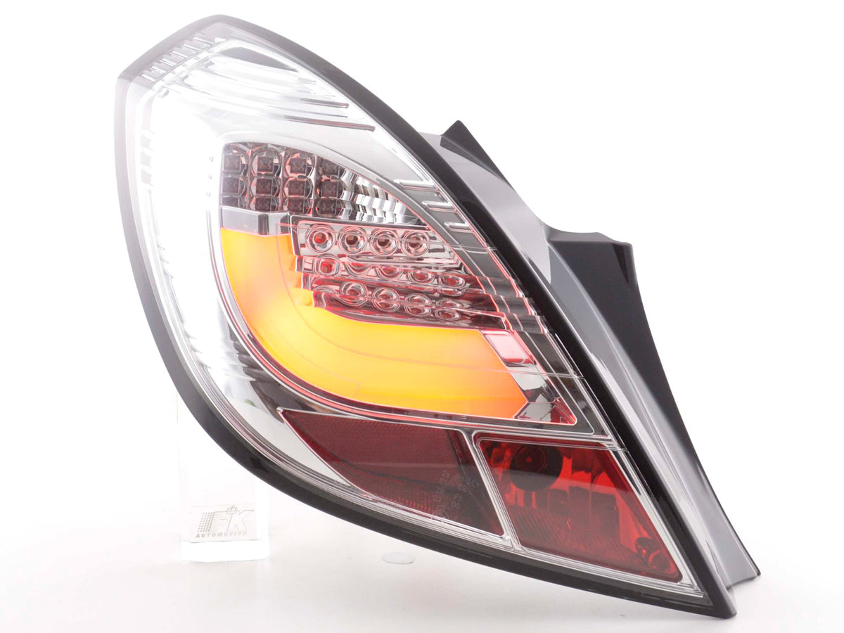 LED Rückleuchten Set Opel Corsa D 3-türig Bj. 06-10 chrom