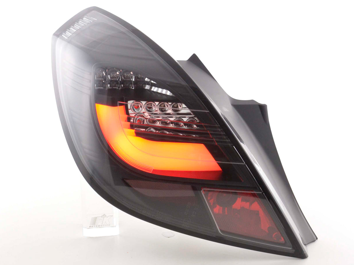 LED Rückleuchten Set Opel Corsa D 3-türig Bj. 06-10 schwarz