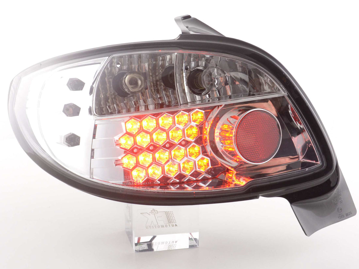 LED Rückleuchten Set Peugeot 206 3/5 trg. ohne Cabrio Bj. 98-05 chrom