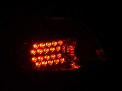 LED Rückleuchten Set Peugeot 206 3/5 trg. ohne Cabrio Bj. 98-05 chrom
