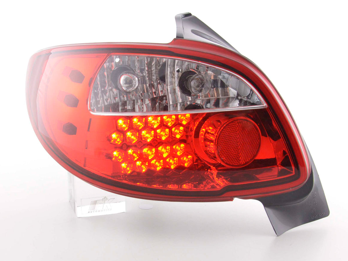 LED Rückleuchten Set Peugeot 206 3/5 trg. ohne Cabrio Bj. 98-05 rot