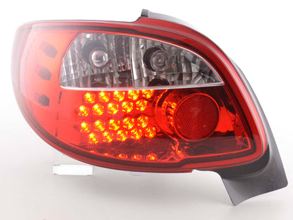 LED Rückleuchten Set Peugeot 206 CC Cabrio Bj. 98-05 klar/rot
