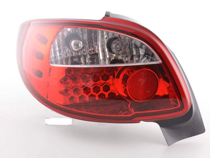 LED Rückleuchten Set Peugeot 206 CC Cabrio Bj. 98-05 klar/rot
