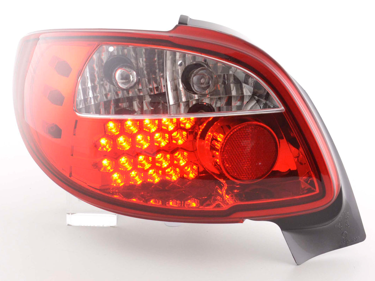 LED Rückleuchten Set Peugeot 206 CC Cabrio Bj. 98-05 klar/rot