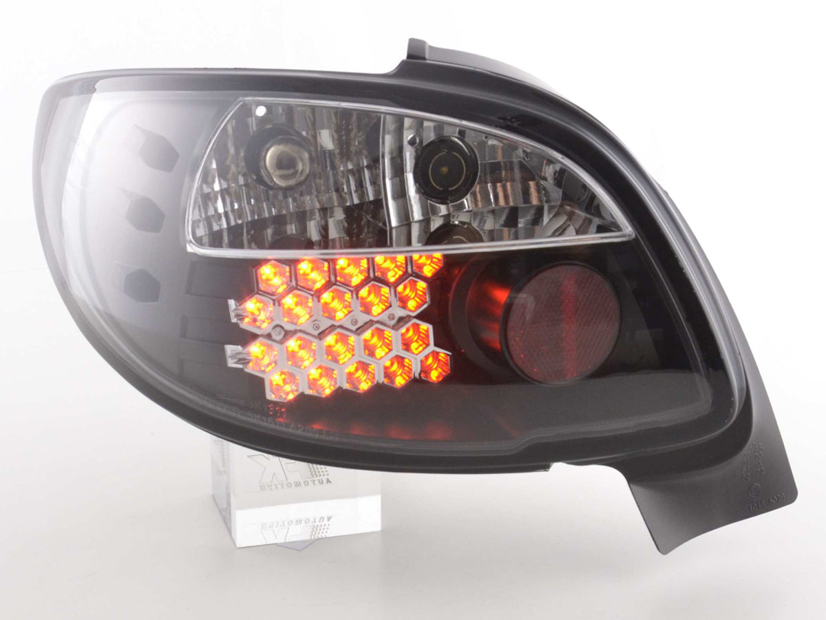 LED Rückleuchten Set Peugeot 206 CC Cabrio Bj. 98-05 schwarz