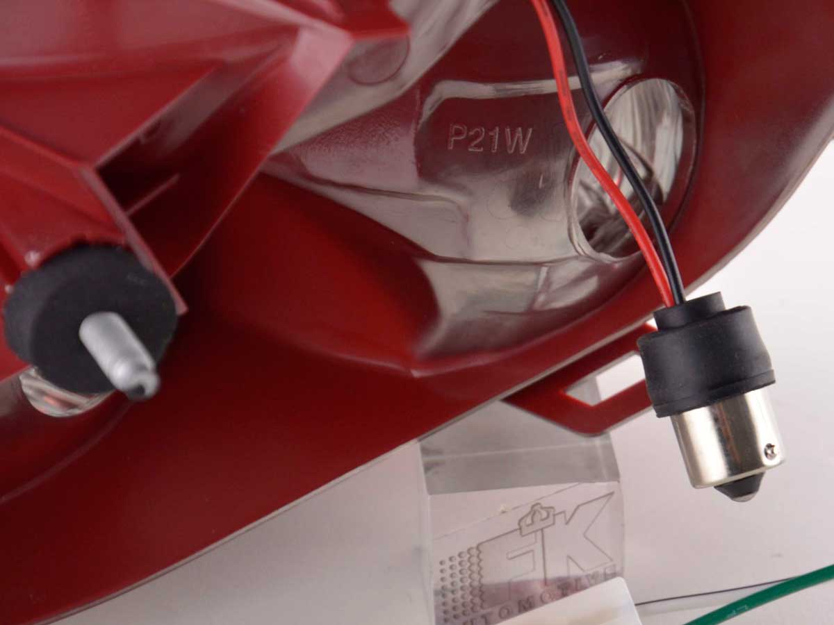 LED Rückleuchten Set Peugeot 207 Bj. 06-09 rot/schwarz