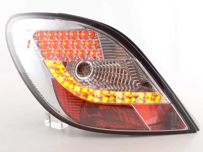 LED Rückleuchten Set Peugeot 207 Bj. 06-09 chrom