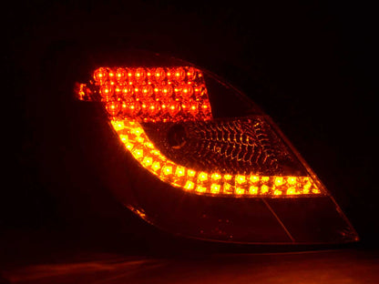 LED Rückleuchten Set Peugeot 207 Bj. 06-09 chrom