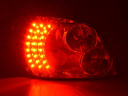 LED Rückleuchten Set Peugeot 307 Bj. 01-04 chrom