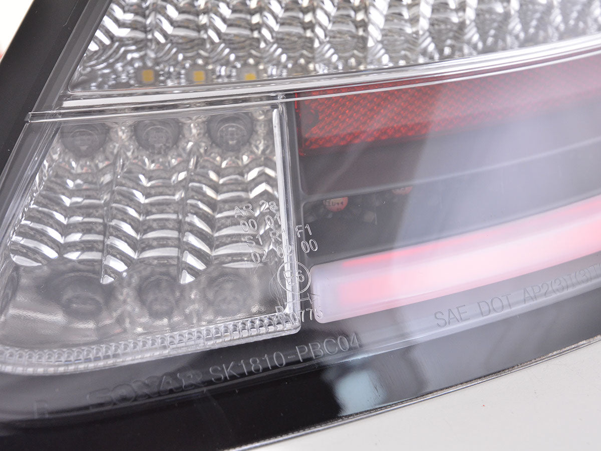 LED Rückleuchten Set Lightbar Porsche Boxster Typ 987  04-09 schwarz