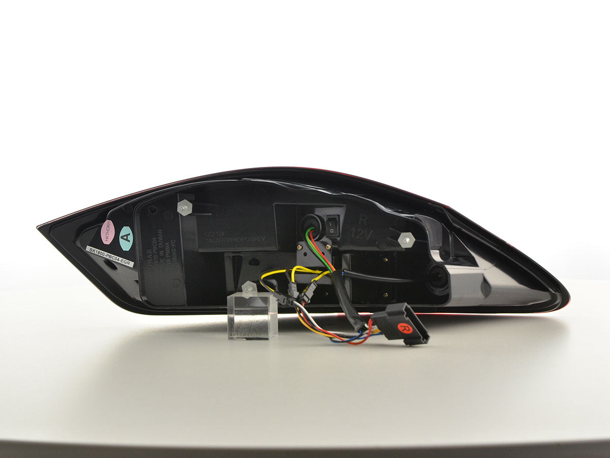 LED Rückleuchten Set Lightbar Porsche Boxster Typ 987 Bj. 04-09 rot/klar