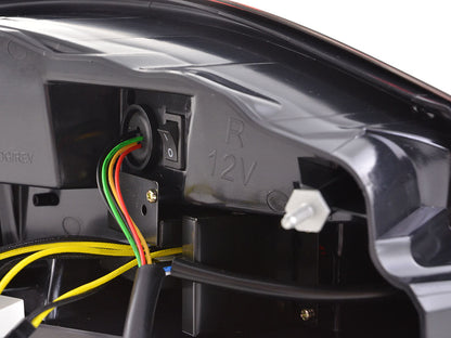 LED Rückleuchten Set Lightbar Porsche Boxster Typ 987  04-09 rot/klar