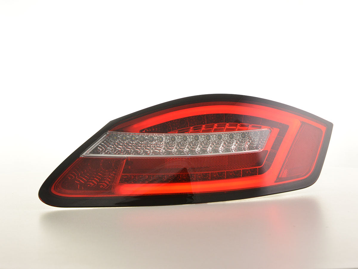 LED Rückleuchten Set Lightbar Porsche Boxster Typ 987  04-09 rot/klar