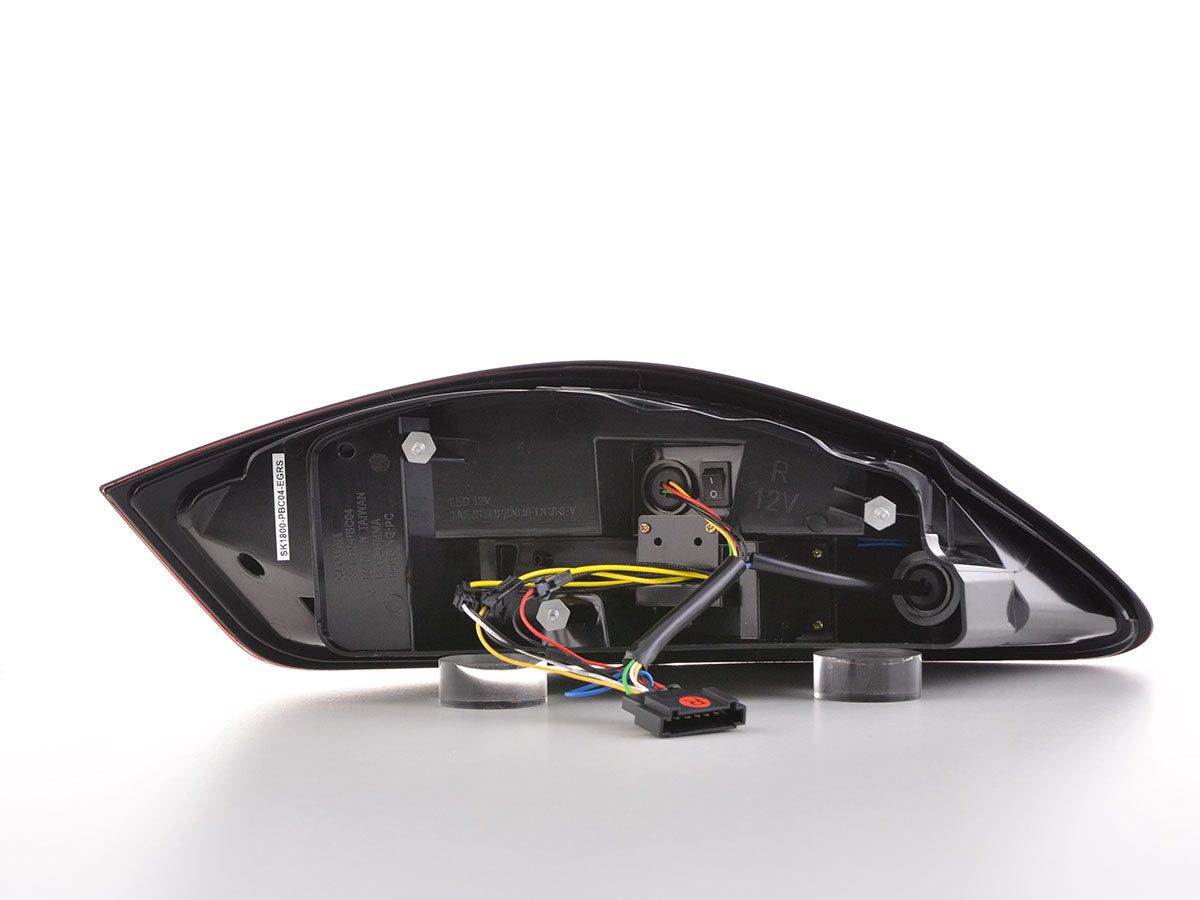 LED Rückleuchten Set Lightbar Porsche Boxster Typ 987  04-09 rot/smoke