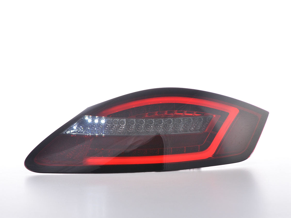 LED Rückleuchten Set Lightbar Porsche Boxster Typ 987  04-09 rot/smoke