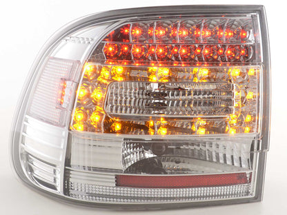 LED Rückleuchten Set Porsche Cayenne Typ 955 Bj. 02-06 chrom