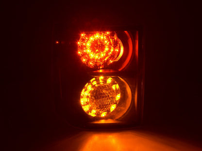 LED Rückleuchten Set Land Rover Range Rover Bj. 02-05 schwarz mit Led Blinker