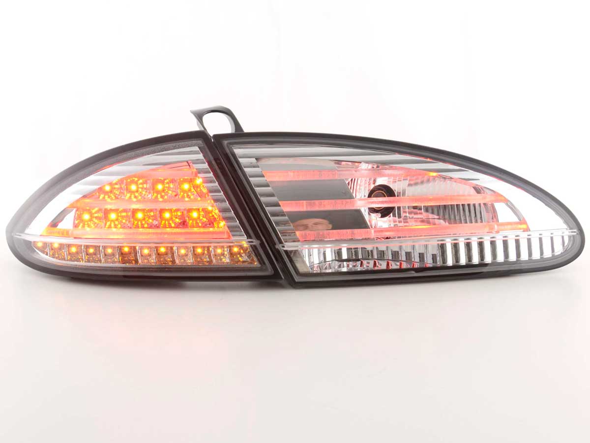 LED Rückleuchten Set Seat Leon Typ 1P  05-09 chrom