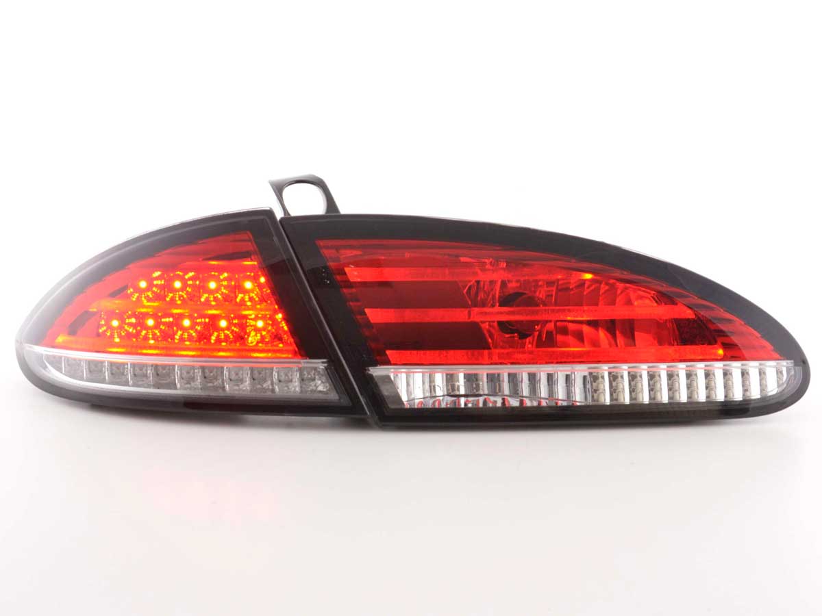 LED Rückleuchten Set Seat Leon Typ 1P  05-09 rot/klar