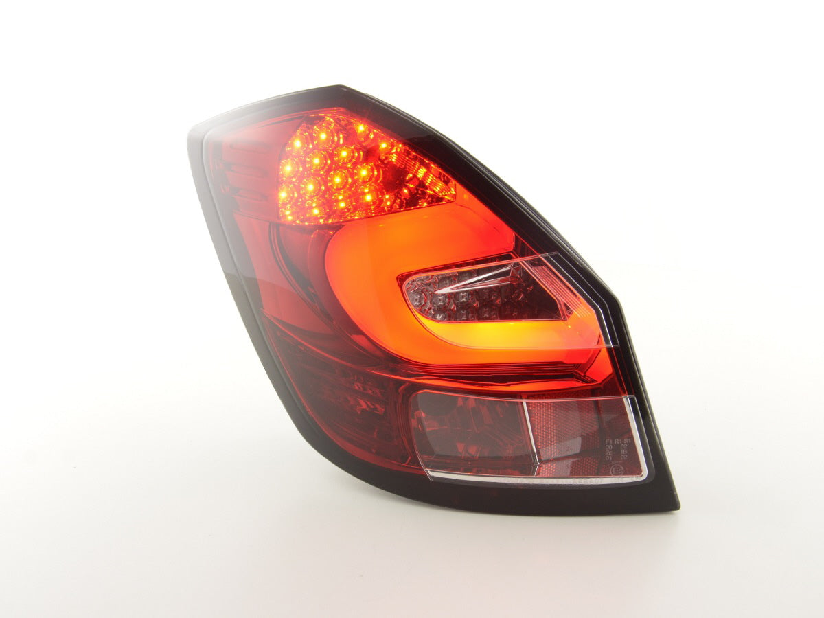 LED Rückleuchten Set Skoda Fabia 5-türig Bj. ab 2007 klar/rot