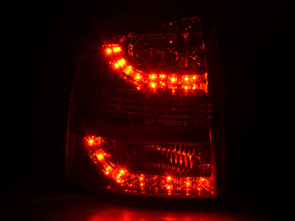 LED Rückleuchten Set Skoda Octavia Combi Typ 1Z Bj. 05-12 chrom