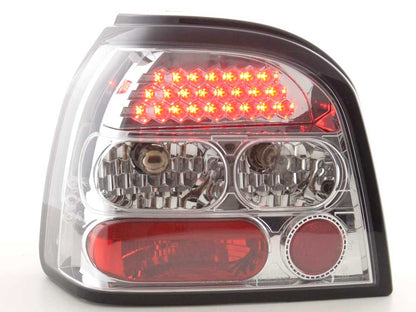 LED Rückleuchten Set VW Golf 3 Typ 1HXO Bj. 92-97 chrom
