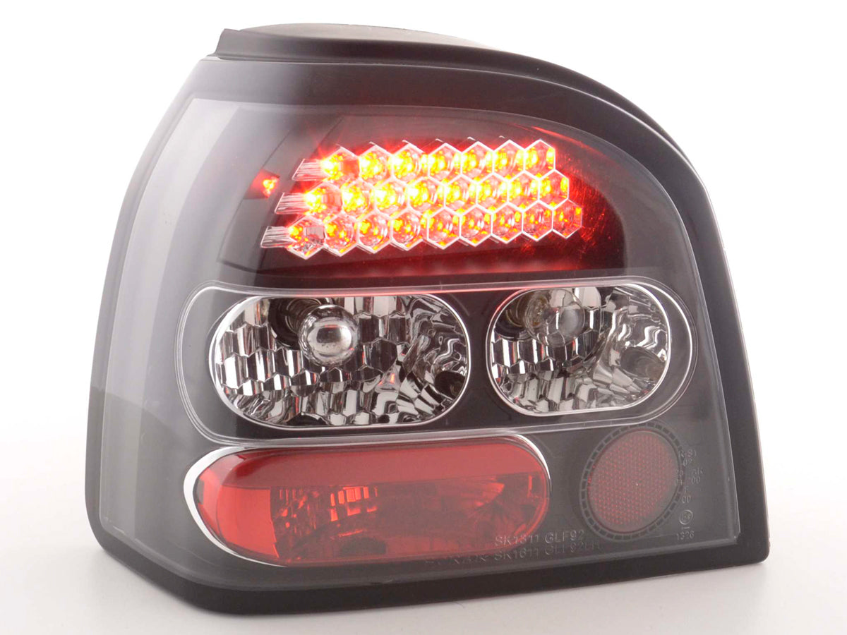LED Rückleuchten Set VW Golf 3 Typ 1HXO Bj. 92-97 schwarz
