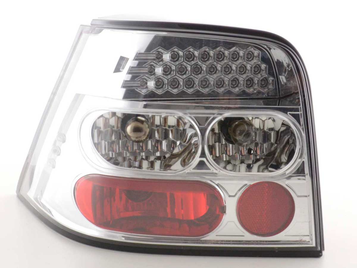 LED Rückleuchten Set VW Golf 4 Typ 1J Bj. 98-02 chrom