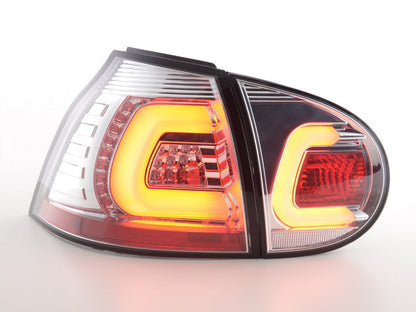 LED Rückleuchten Set VW Golf 5 Bj. 03-08 chrom