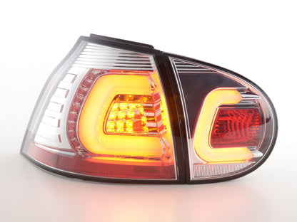 LED Rückleuchten Set VW Golf 5 Bj. 03-08 chrom