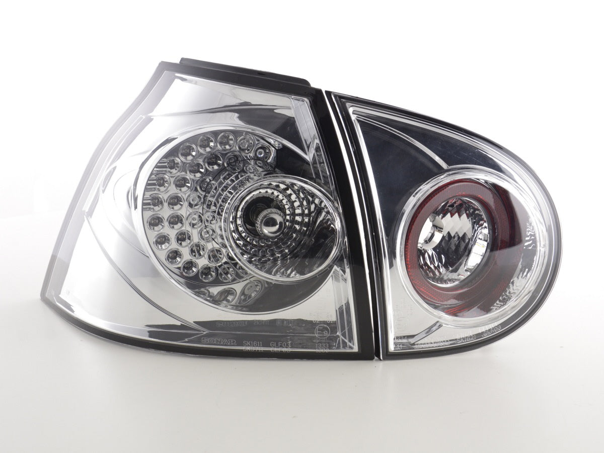 LED Rückleuchten Set VW Golf 5 Typ 1K  2003-2008 chrom für Rechtslenker