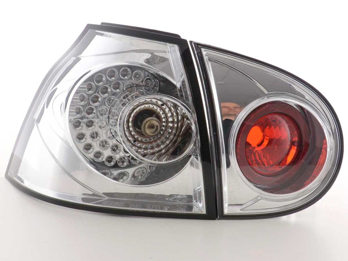 LED Rückleuchten Set VW Golf 5 Typ 1K Bj. 2003-2008 chrom