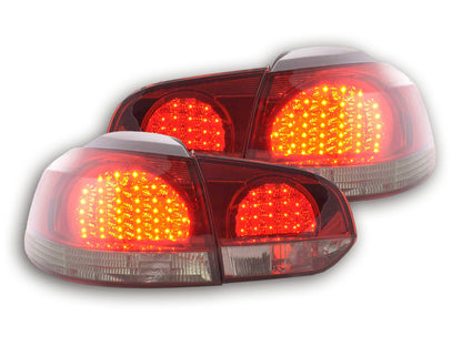 LED Rückleuchten Set VW Golf 6 Typ 1K Bj. 08- schwarz/rot