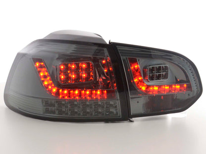 LED Rückleuchten Set VW Golf 6 Typ 1K  2008 bis 2012 schwarz mit Led Blinker