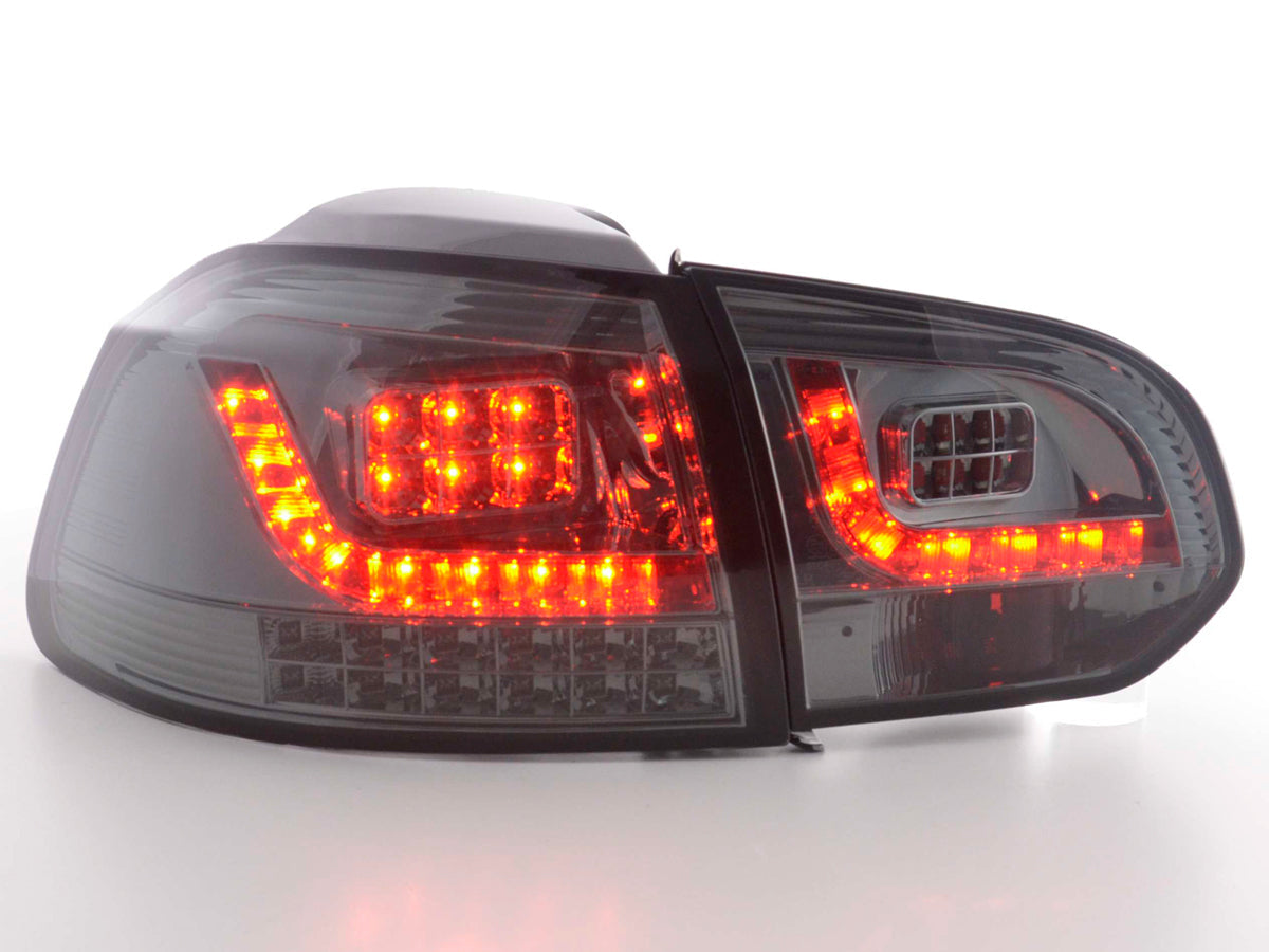 LED Rückleuchten Set VW Golf 6 Typ 1K  2008 bis 2012 schwarz mit Led Blinker