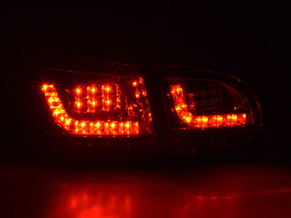 LED Rückleuchten Set VW Golf 6 Typ 1K  2008 bis 2012 schwarz mit Led Blinker